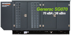 Generac SG070 мощность 56 кВт / 70 кВА