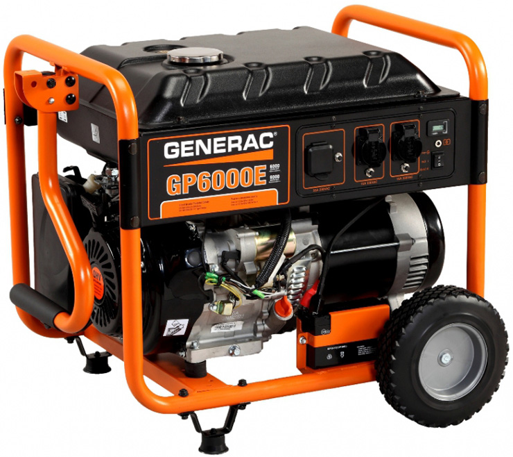 бензогенератор Generac GP 6000E